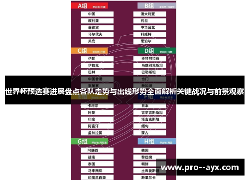 世界杯预选赛进展盘点各队走势与出线形势全面解析关键战况与前景观察